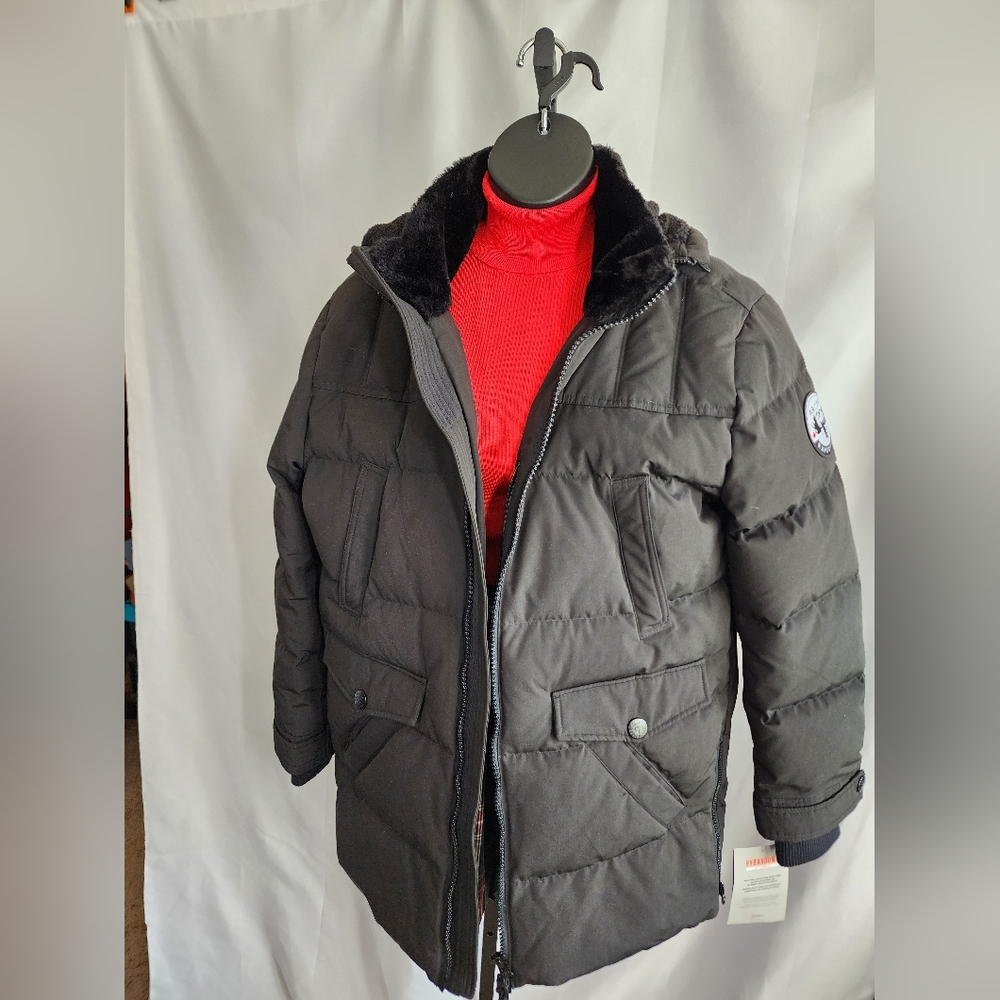 Arctic Expedition Men's Down Parka with Removable Hood